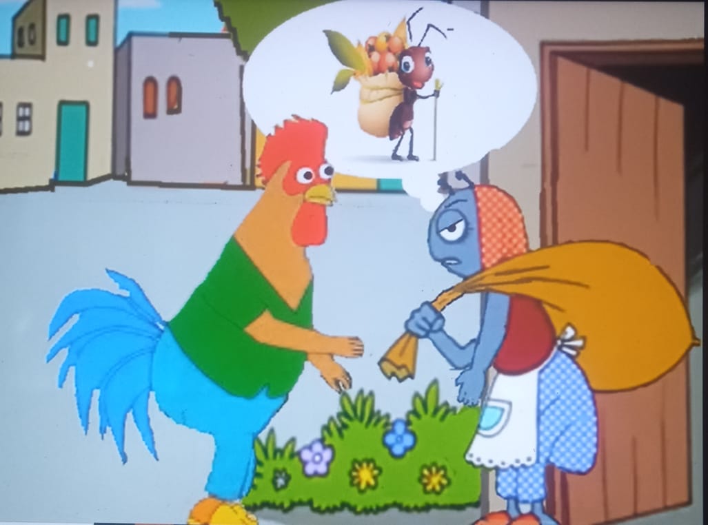 الديك يبحث عن عمل